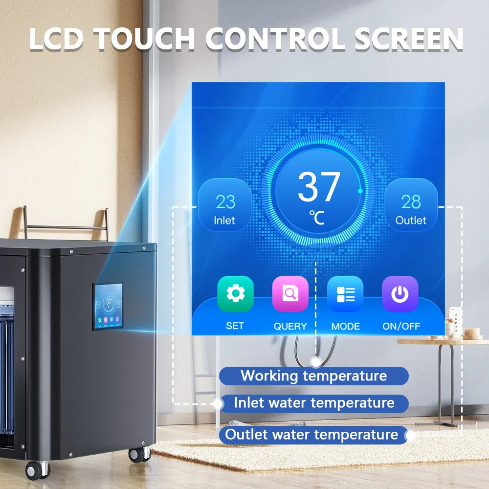 Electric Water Chiller for Cold Plunge | WiFi Remote & Timer Control