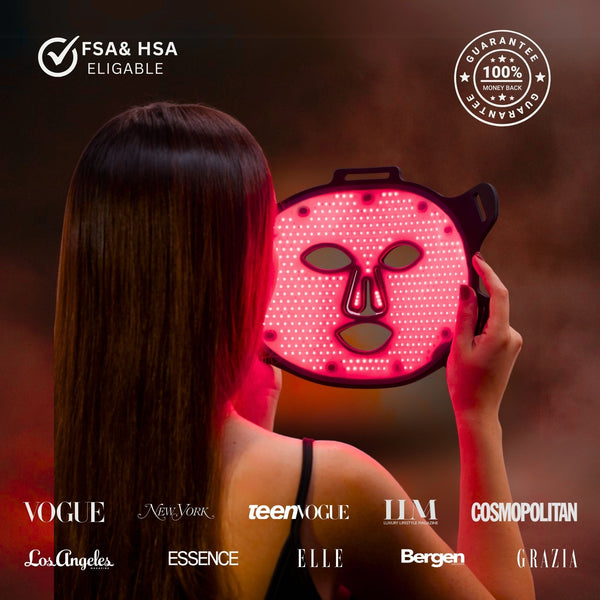 VISO Professional Red Light Therapy Mask | LED Skin Rejuvenation