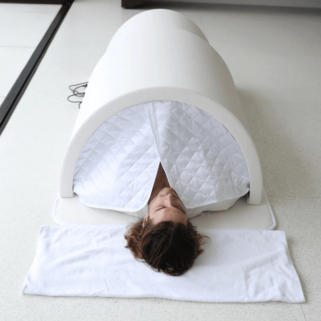 Transform Your Wellness Journey with the Energy Sauna Dome - Experience Infrared Heat, Red LED Light, and PEMF Technology!