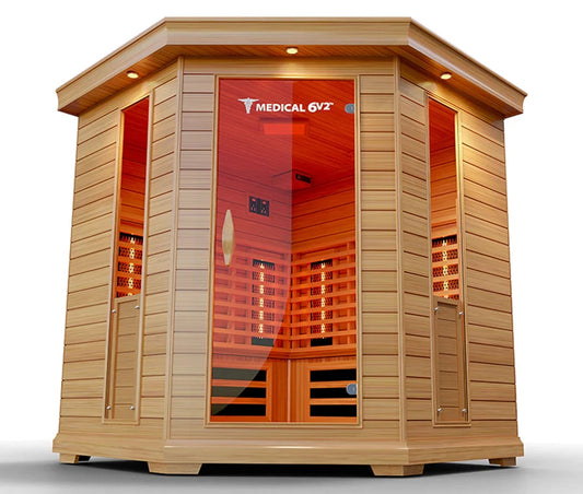 6 Person Indoor Infrared Full Spectrum Sauna | Professional-Grade 6 Plus™