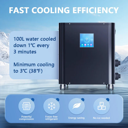 US. Local Warehouse Electric Water Chiller Wifi Remote Timer Water Ice Chiller