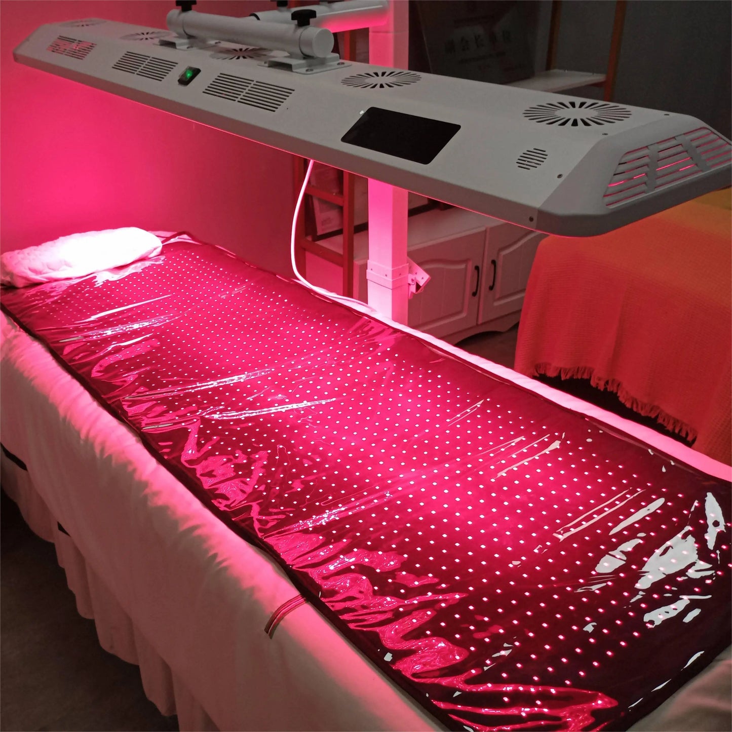 Lamps for Therapies Red Light Therapy Panel with Blanket and Electric Stand for Full Body