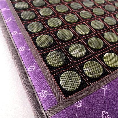 New Far Infrared Heating Pad Natural Jade Tourmaline Mat Electric Hot Stone Heating Mattress Therapy Massage Cushion Jade Mat