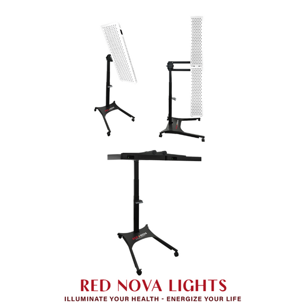 RNL900 & RNL1500 Premium Electric Mobile Stand for Red Light Therapy Panels
