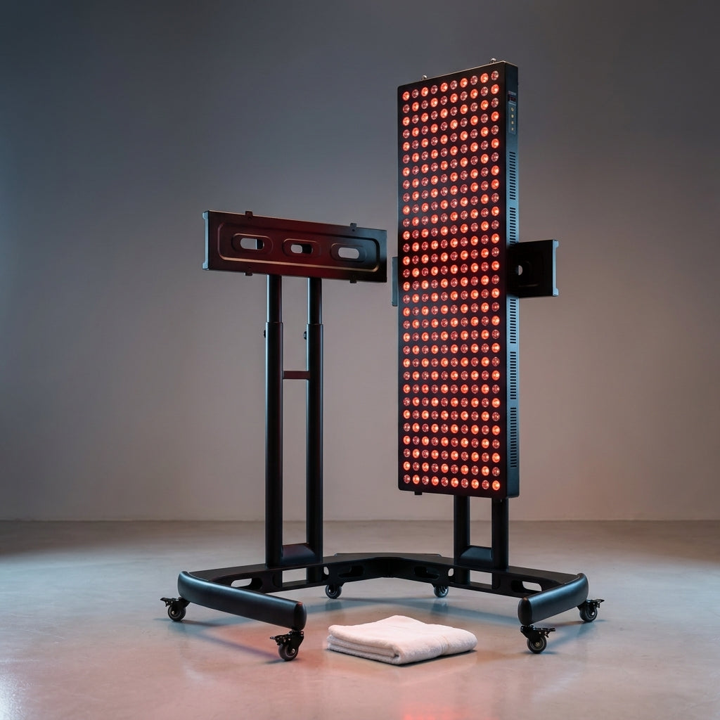 Red Light Therapy Device with Stand - Moving Pro Series Professional Edition — Studio Shot